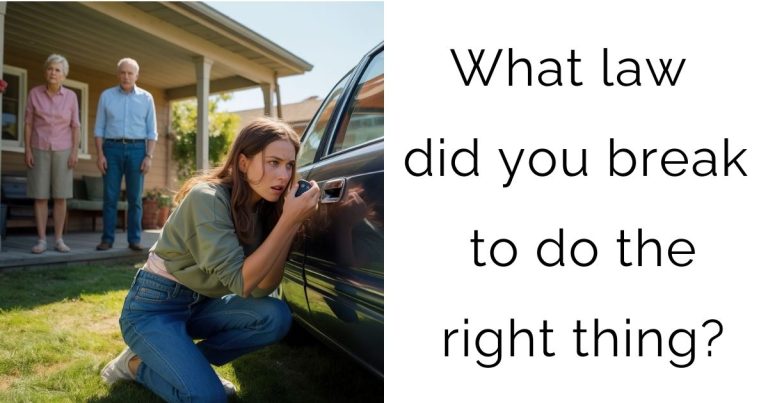 What law did you break to do the right thing?