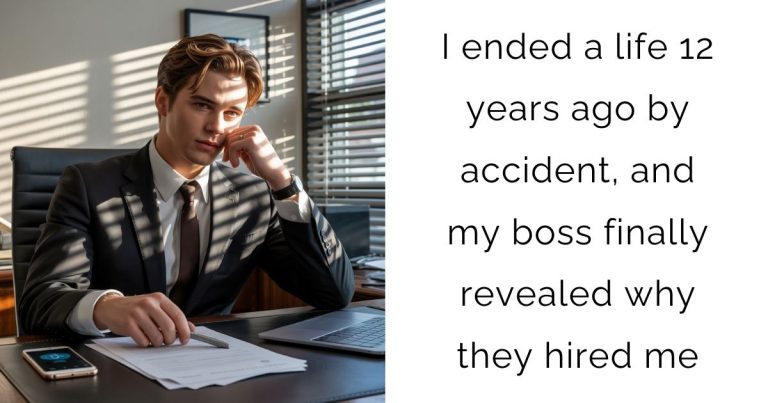 I ended a life 12 years ago by accident, and my boss finally revealed why they hired me