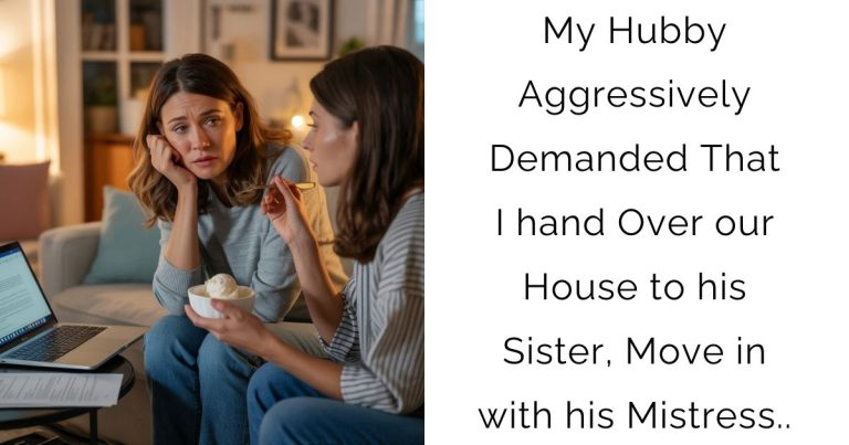 My Hubby Aggressively Demanded That I hand Over our House to his Sister, Move in with his Mistress..