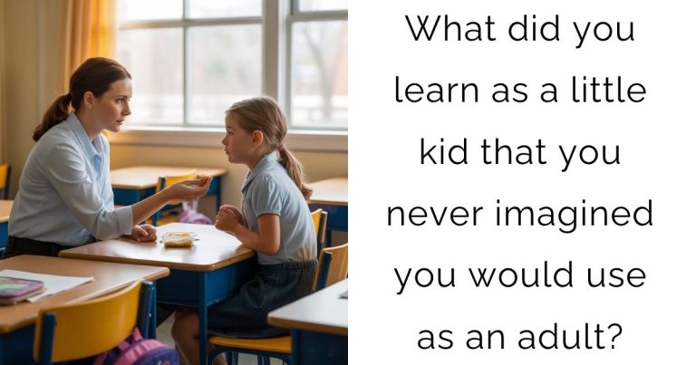 What did you learn as a little kid that you never imagined you would use as an adult?