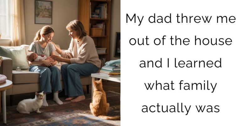 My dad threw me out of the house and I learned what family actually was