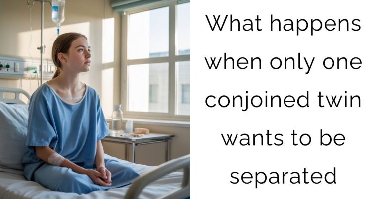 What happens when only one conjoined twin wants to be separated?