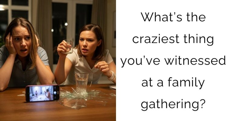 What’s the craziest thing you’ve witnessed at a family gathering?