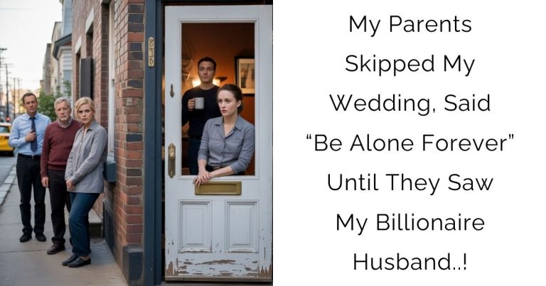 My Parents Skipped My Wedding, Said “Be Alone Forever” Until They Saw My Billionaire Husband..!