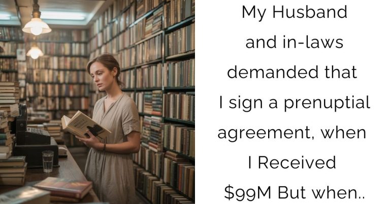 My Husband and in-laws demanded that I sign a prenuptial agreement, when I Received $99M, But when..