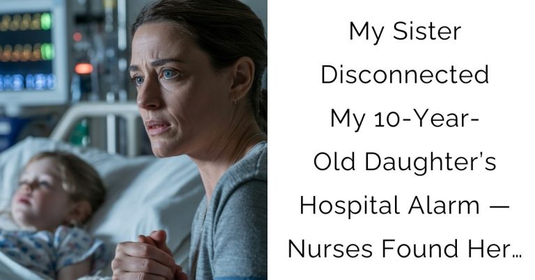 My Sister Disconnected My 10-Year-Old Daughter’s Hospital Alarm — Nurses Found Her…