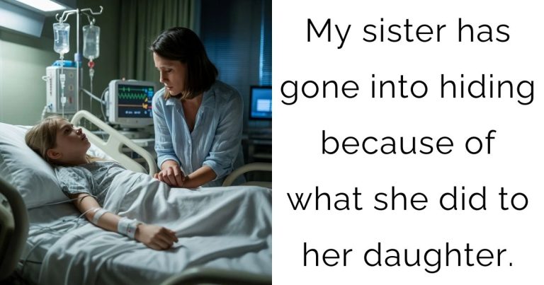 My sister has gone into hiding because of what she did to her daughter.