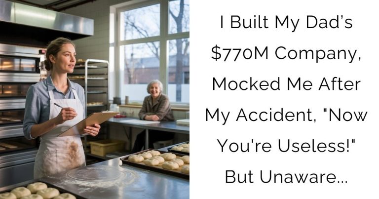 I Built My Dad’s $770M Company, Mocked Me After My Accident, “Now You’re Useless!” But Unaware…