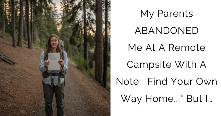 My Parents ABANDONED Me At A Remote Campsite With A Note: “Find Your Own Way Home…” But I…
