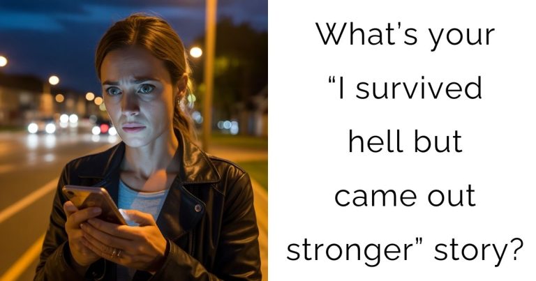 What’s your “I survived hell but came out stronger” story?
