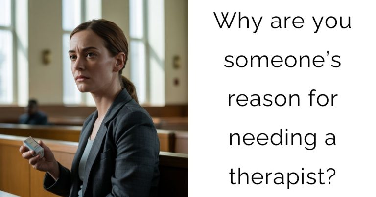 Why are you someone’s reason for needing a therapist?
