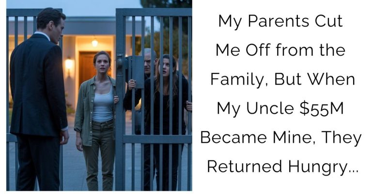 My Parents Cut Me Off from the Family, But When My Uncle $55M Became Mine, They Returned Hungry…
