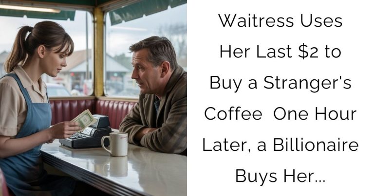 Waitress Uses Her Last $2 to Buy a Stranger’s Coffee — One Hour Later, a Billionaire Buys Her…