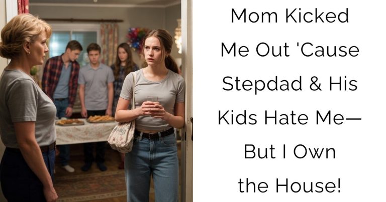 Mom Kicked Me Out ‘Cause Stepdad & His Kids Hate Me—But I Own the House!