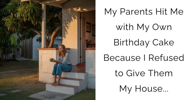 My Parents Hit Me with My Own Birthday Cake Because I Refused to Give Them My House…