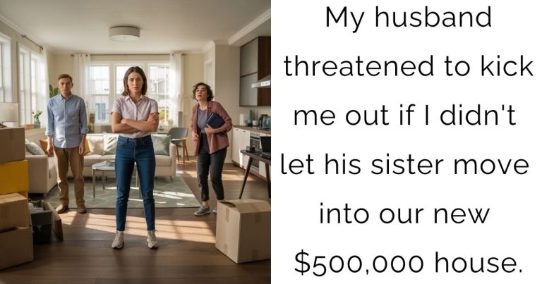 My husband threatened to kick me out if I didn’t let his sister move into our new $500,000 house.