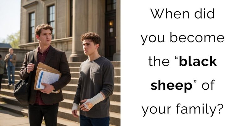 When did you become the “black sheep” of your family?