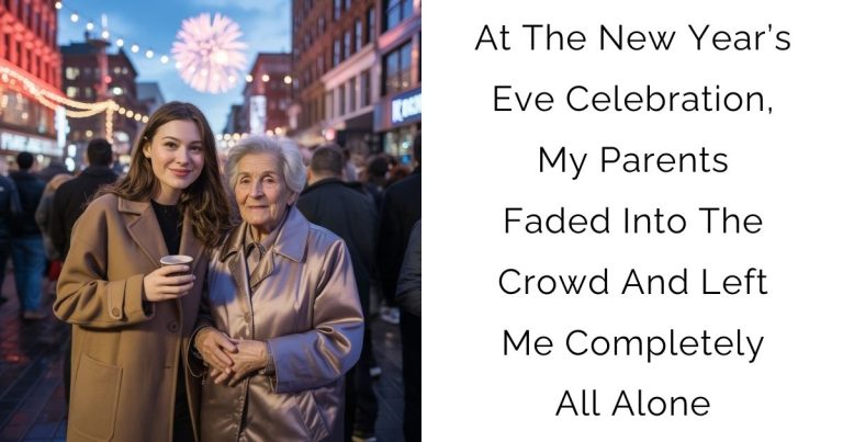At The New Year’s Eve Celebration, My Parents Faded Into The Crowd And Left Me Completely All Alone