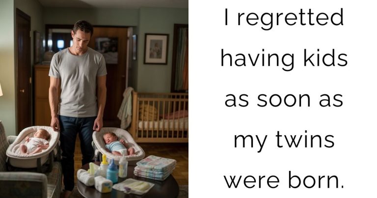 I regretted having kids as soon as my twins were born.