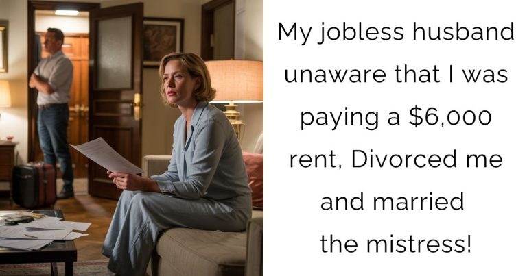 My jobless husband unaware that I was paying a $6,000 rent, Divorced me and married the mistress!