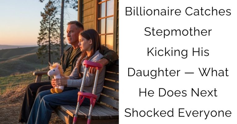 Billionaire Catches Stepmother Kicking His Daughter — What He Does Next Shocked Everyone