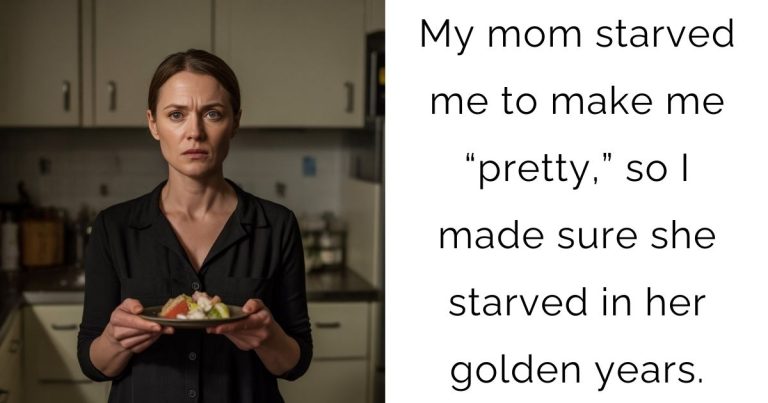 My mom starved me to make me “pretty,” so I made sure she starved in her golden years.