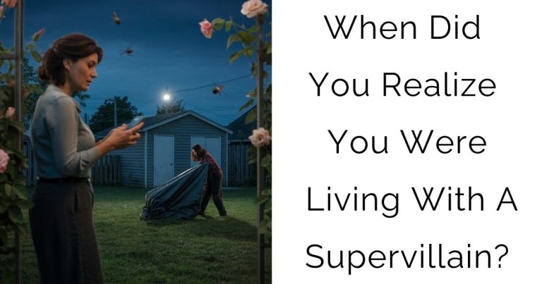 When Did You Realize You Were Living With A Supervillain?