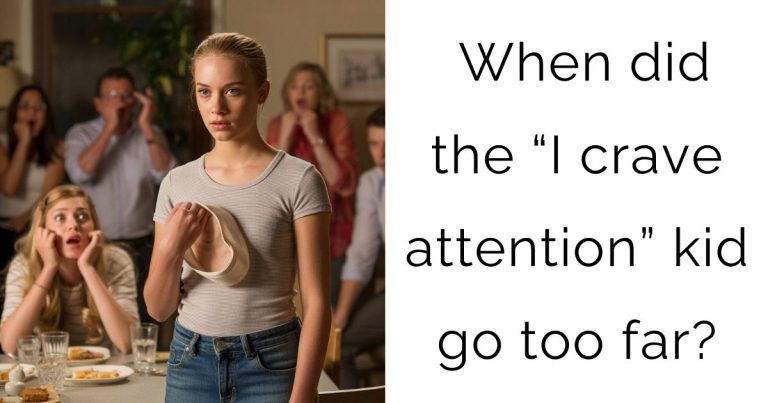 When did the “I crave attention” kid go too far?