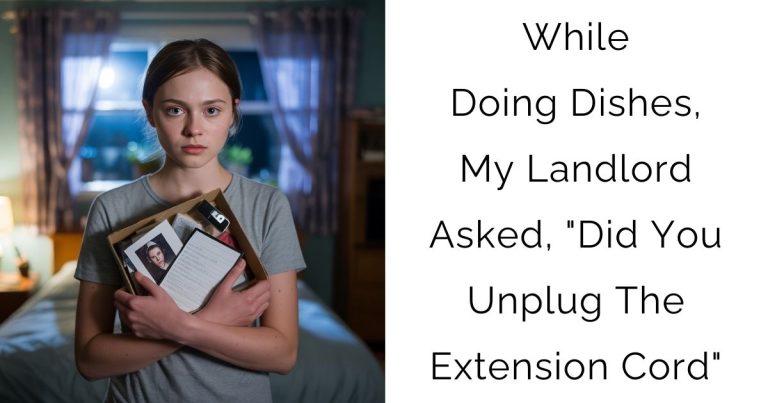 While Doing Dishes, My Landlord Asked, “Did You Unplug The Extension Cord”