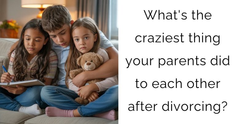 What’s the craziest thing your parents did to each other after divorcing?