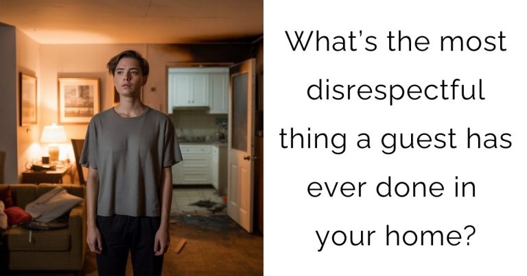 What’s the most disrespectful thing a guest has ever done in your home?