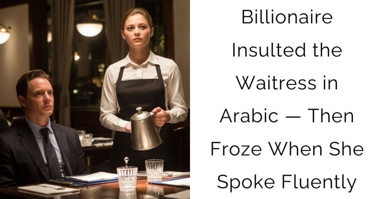 Billionaire Insulted the Waitress in Arabic — Then Froze When She Spoke Fluently