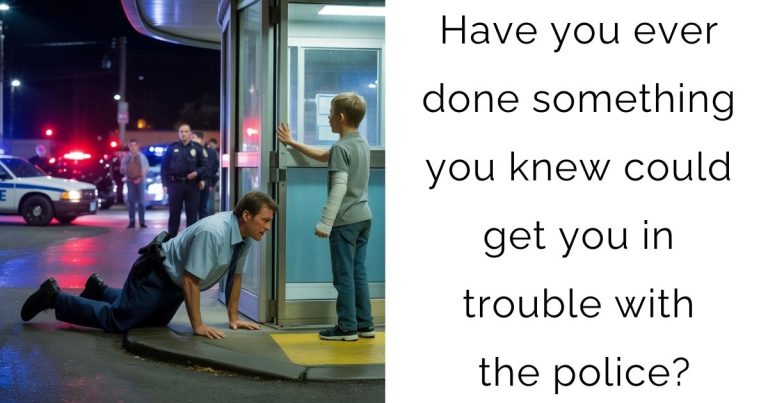 Have you ever done something you knew could get you in trouble with the police?