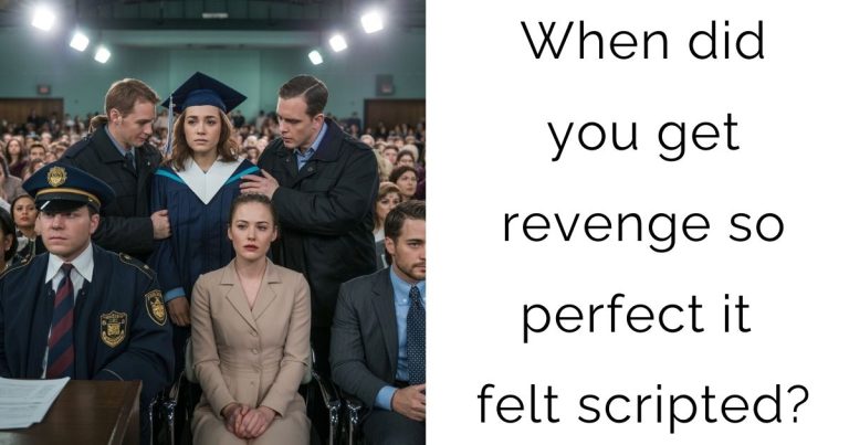 When did you get revenge so perfect it felt scripted?