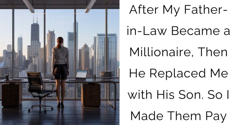After My Father-in-Law Became a Millionaire, Then He Replaced Me with His Son. So I Made Them Pay…