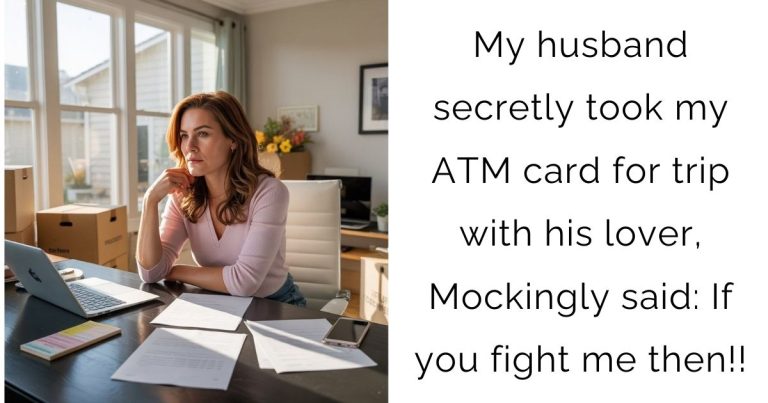 My husband secretly took my ATM card for trip with his lover, Mockingly said: If you fight me then!!