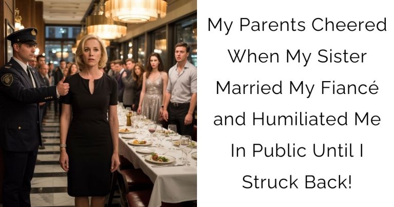 My Parents Cheered When My Sister Married My Fiancé and Humiliated Me In Public Until I Struck Back!