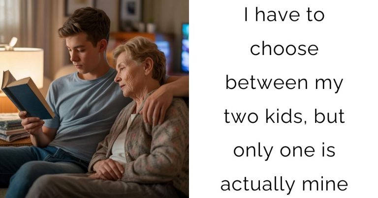 I have to choose between my two kids, but only one is actually mine