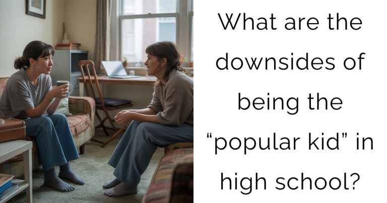 What are the downsides of being the “popular kid” in high school?