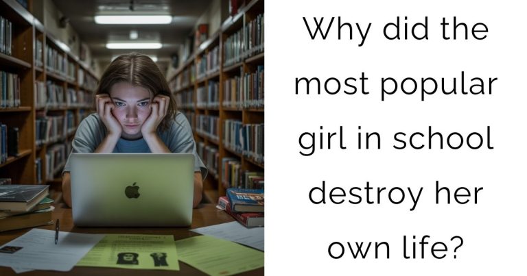 Why did the most popular girl in school destroy her own life?