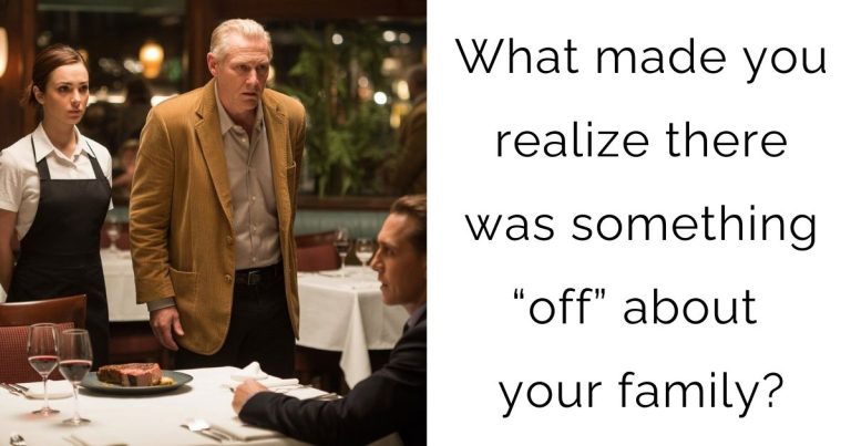 What made you realize there was something “off” about your family?