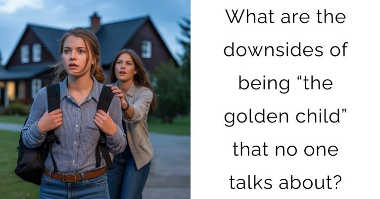 What are the downsides of being “the golden child” that no one talks about?