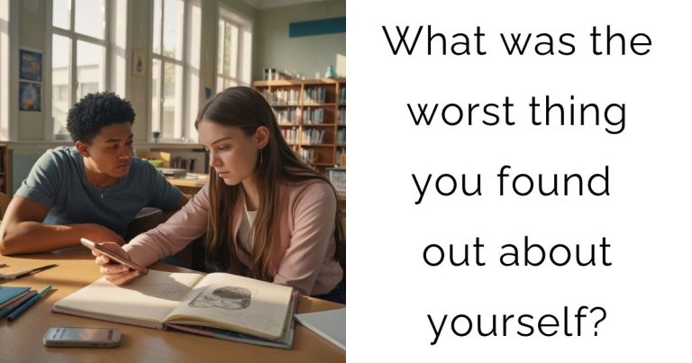 What was the worst thing you found out about yourself?