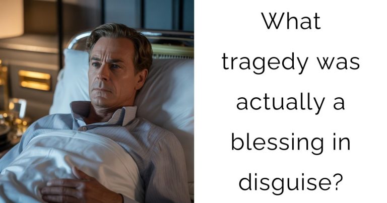 What tragedy was actually a blessing in disguise?