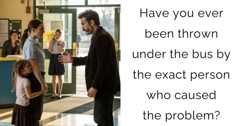 Have you ever been thrown under the bus by the exact person who caused the problem?
