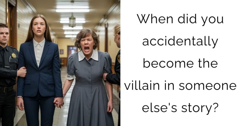 When did you accidentally become the villain in someone else’s story?