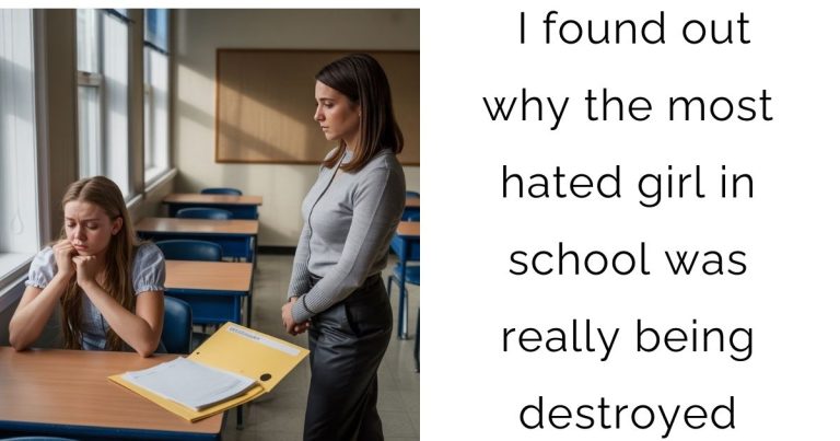 I found out why the most hated girl in school was really being destroyed