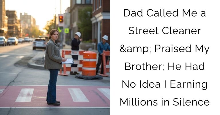 Dad Called Me a Street Cleaner & Praised My Brother; He Had No Idea I Earning Millions in Silence