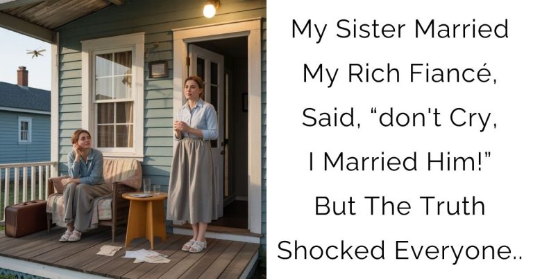 My Sister Married My Rich Fiancé, Said, “don’t Cry, I Married Him!” But The Truth Shocked Everyone..