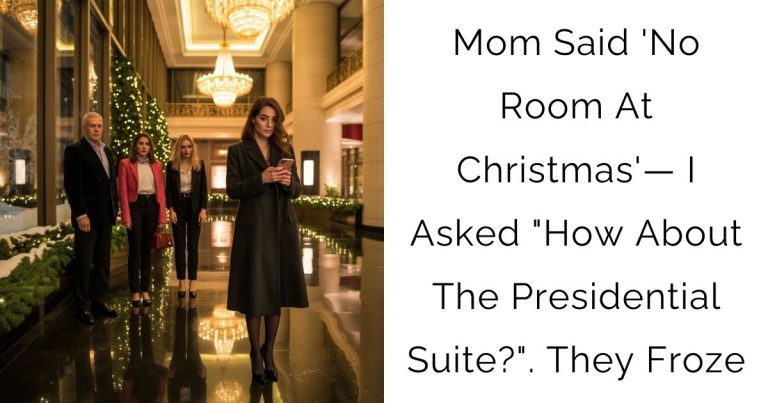 Mom Said ‘No Room At Christmas’— I Asked “How About The Presidential Suite?”. They Froze